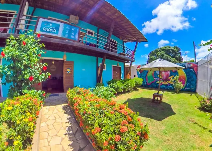 A Pousada Surfcamp Arara Praia de Pipa